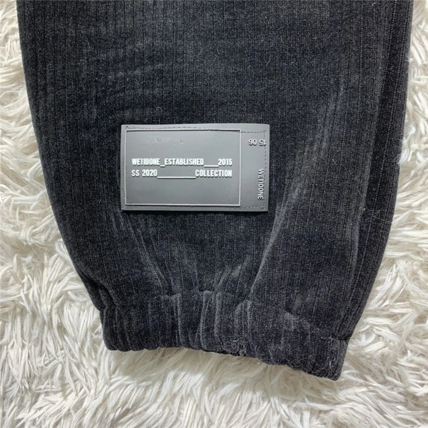 

Embroidery Bear We11done Sweatpants Men Women Welldone Pants Trousers harem pants mens hip hop clothing