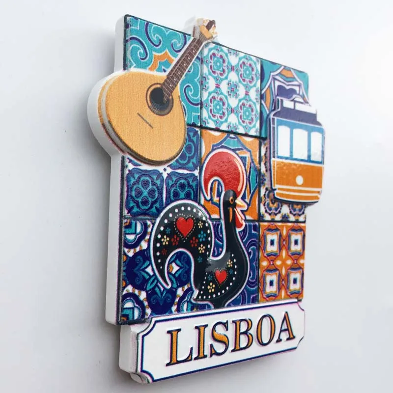 Магнит на холодильник Португалия сувенир петух красные художественные изделия