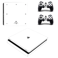 pure white ps4 slim stickers play station 4 skin sticker decals cover for playstation 4 ps4 slim console and controller skin