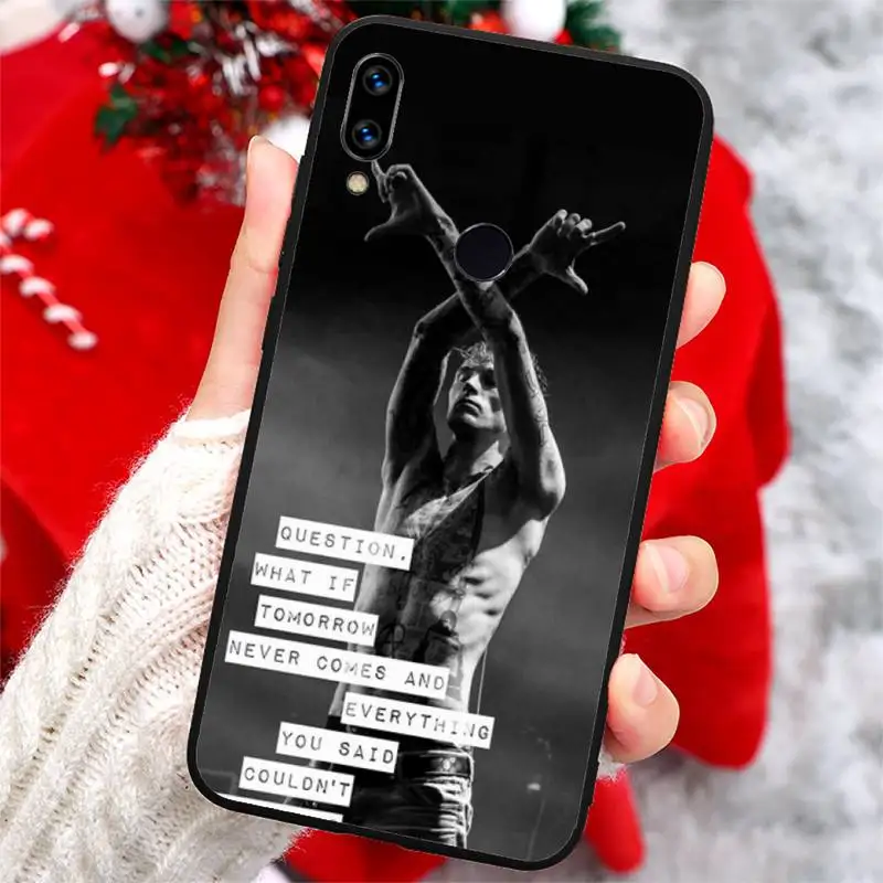 

Machine Gun kelly famous singer luxury shell Phone Case cover For Xiaomi Redmi note 7 8 9 t k30 max3 9 s 10 pro lite