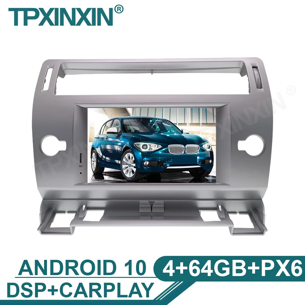 For Citroen C4 Quatre Triumph 2004-2012 Car Multimedia Player GPS Navigation Audio Stereo Screen Head Unit Tape Recorde