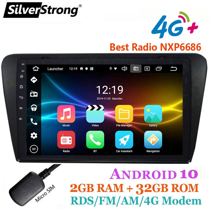 Автомобильное радио Android10.0 ForSkoda Octaiva A7 octavia 3 2013 2017 Android RDS GPS CANBUS ready|Автомагнитолы| |