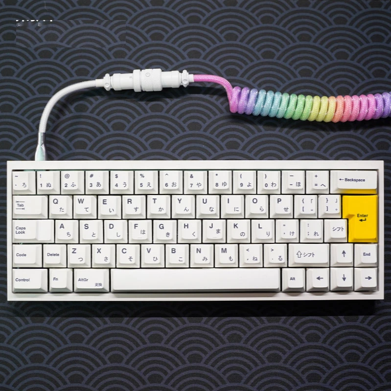 

Greatcable Marshmallow Colorway индивидуальный кабель для клавиатуры ручной работы под заказ кабель для передачи данных о повышенной температуре авиацио...