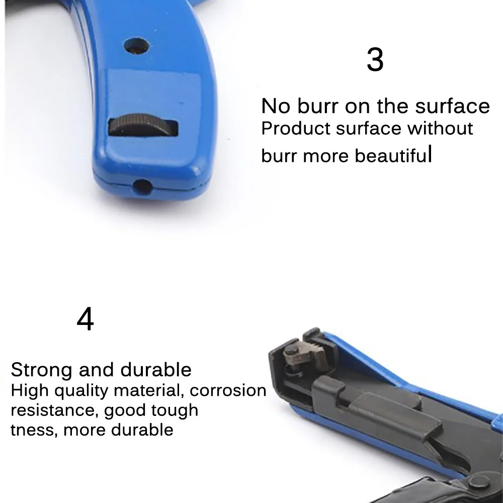 Пластиковый хомутик автоматического натяжения отрезать пистолет специальные
