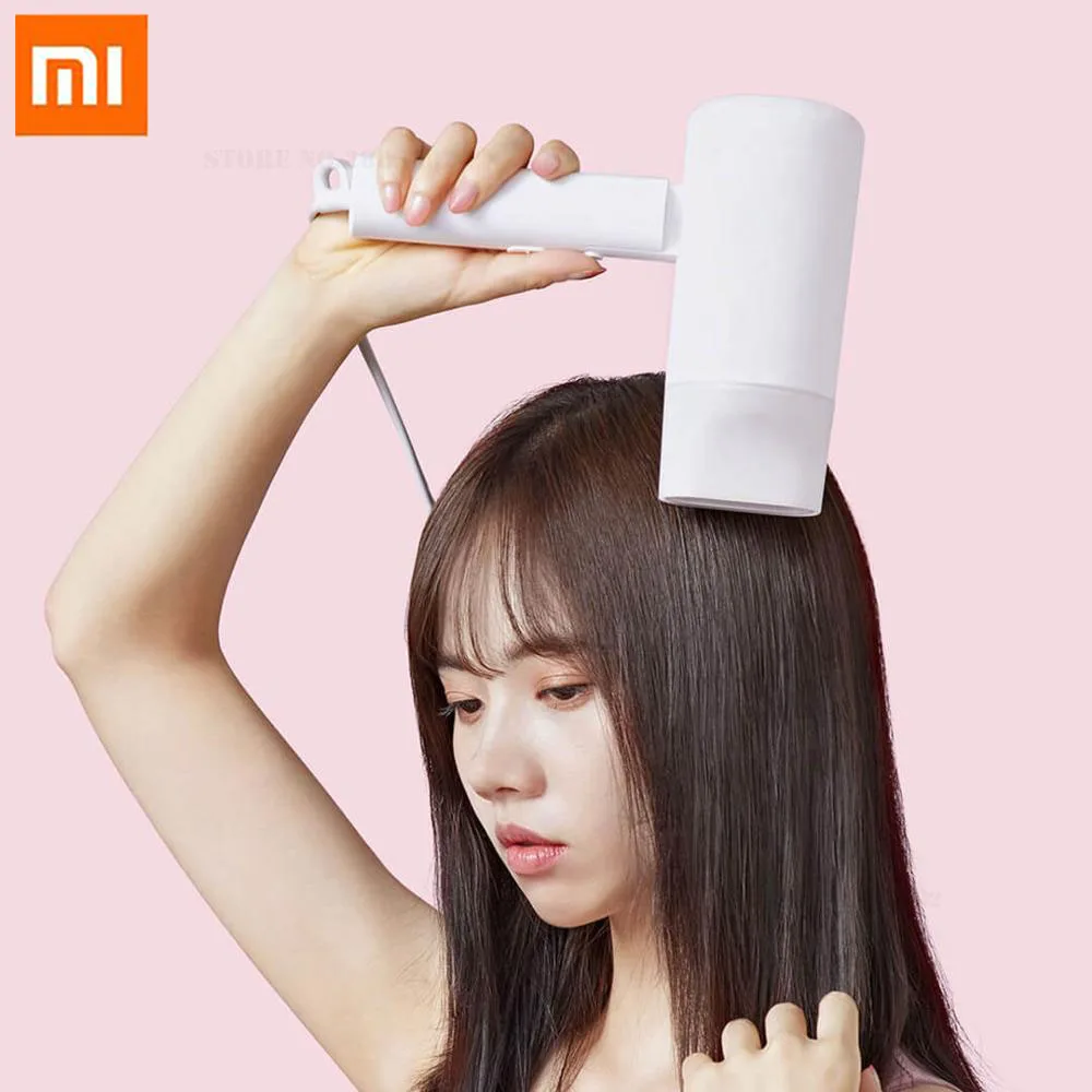 Портативный фен для волос Xiaomi Mijia с отрицательными ионами уход за волосами