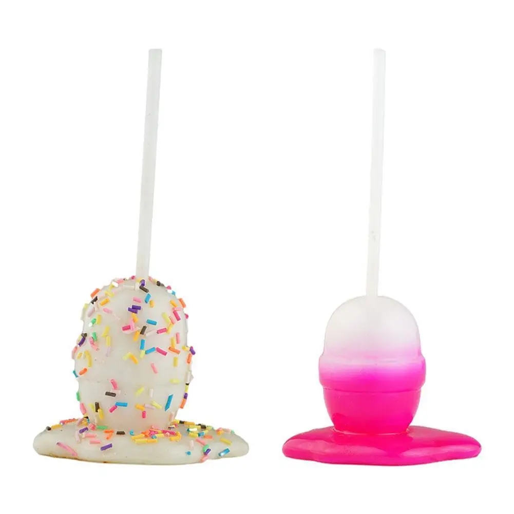 

1PC Simulation Lollipop Melting Model Decoration Resin Crafts For Many Occasions Home Office Decoration Props