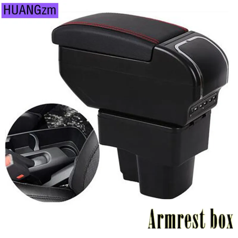 Подлокотник с USB зарядкой для KIA Rio 3 2011 2016 подстаканник пепельницей вращающийся