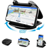 Car Phone Mount Holder 360 Degree Rotate Dashboard Non-slip Mat Rubber Holder 4 0 6 5 Inch GPS Mobile Phone Holder Car