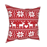 merry christmas sweater pillowcase printing polyester cushion cover gift pillow case cover home drop shipping 4040cm