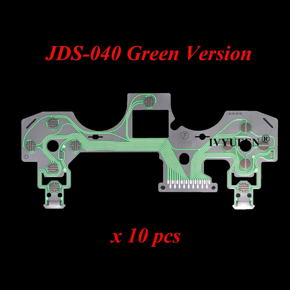 IVYUEEN 10 шт для Dualshock 4 PS4 DS4 PRO Slim проводящая пленка для контроллера пленка проведения пленка для клавиатуры гибкий кабель JDM 050 040 030 011