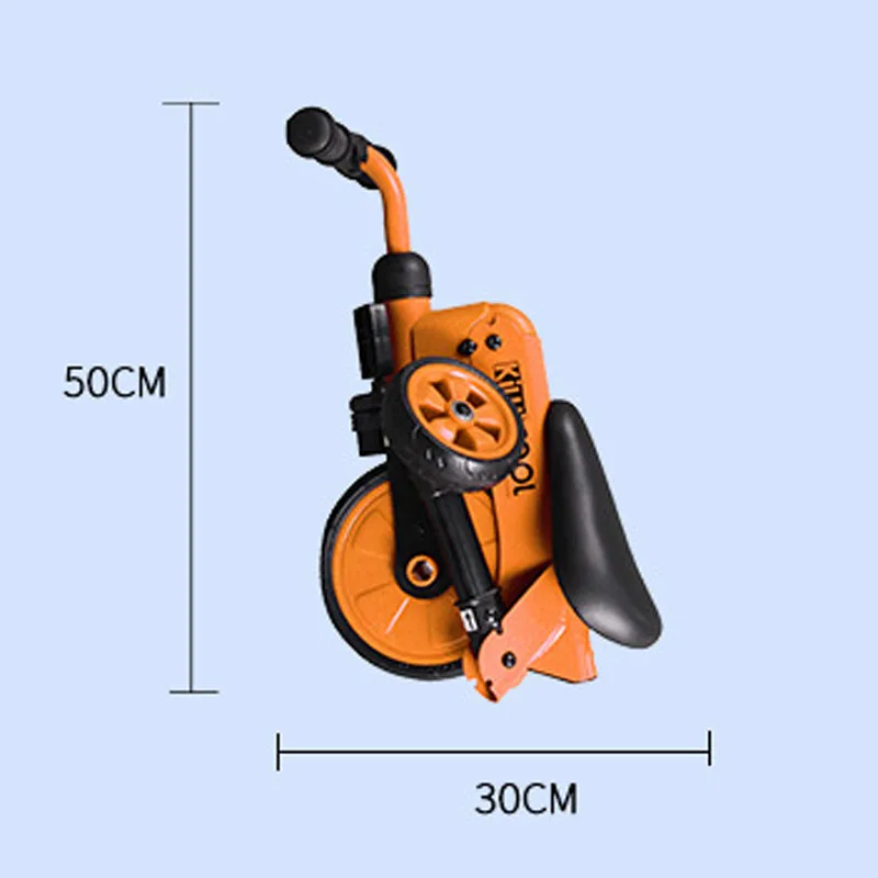 Kiwicool детский легкий трехколесный портативный Скутер Складной велосипед