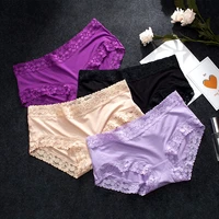 4pcslot sexy women lace panties high quality cotton womens underwear mid rise lace female lingerie sexy women briefs