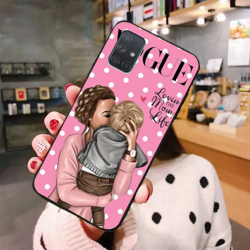 CUTEWANAN VOGUE маму Люблю сделай сам детская Роскошный чехол для мобильного телефона