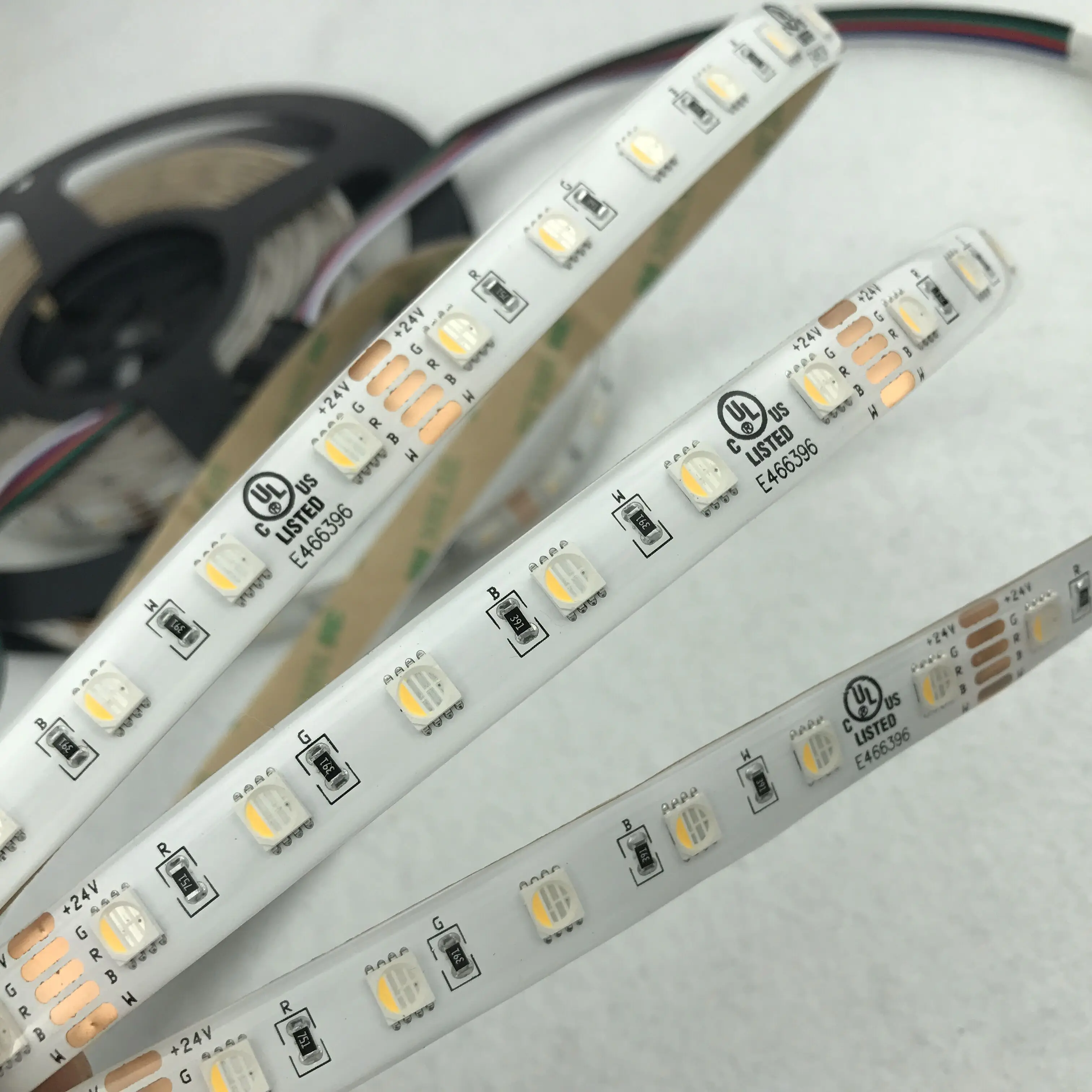 НОВЫЙ 5050 SMD 4 в 1 RGBW (теплый белый) светодиодная лента DC24V вход 5 м длину