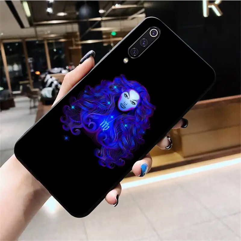 Чехол-накладка для Huawei Nova 6se 7 7pro 7se honor 7A 8A 7C Prime2019 12 знаков зодиака созвездие черный