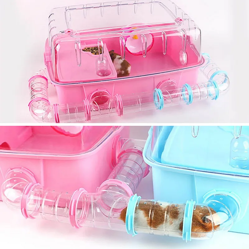 Игрушка для хомяка труба акриловая прозрачная трубка игрушки маленькая Клетка