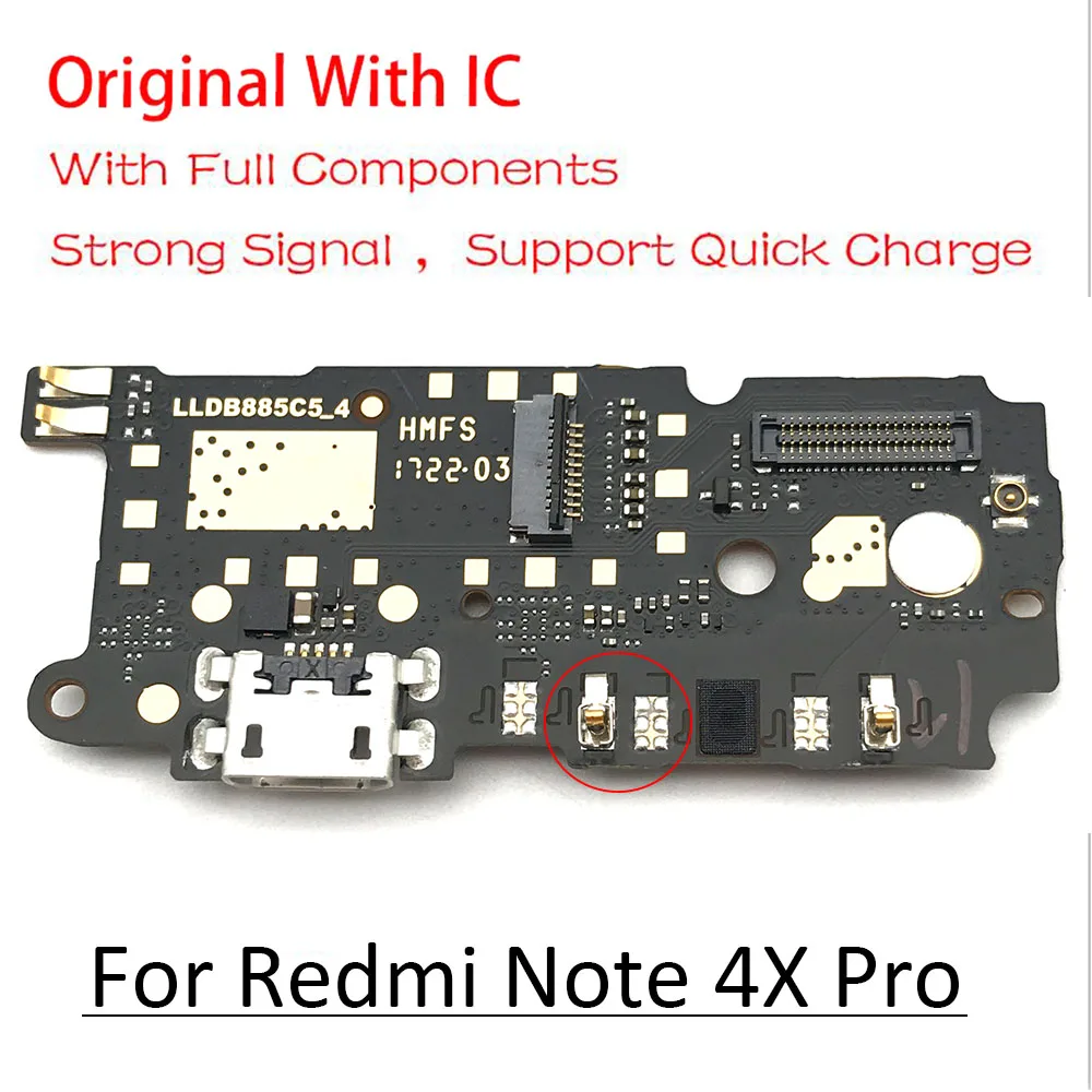 Dock Connector Charging Port Flex Cable USB For Xiaomi Redmi Note 4 MTK Helio X20 Replacement | Мобильные телефоны и