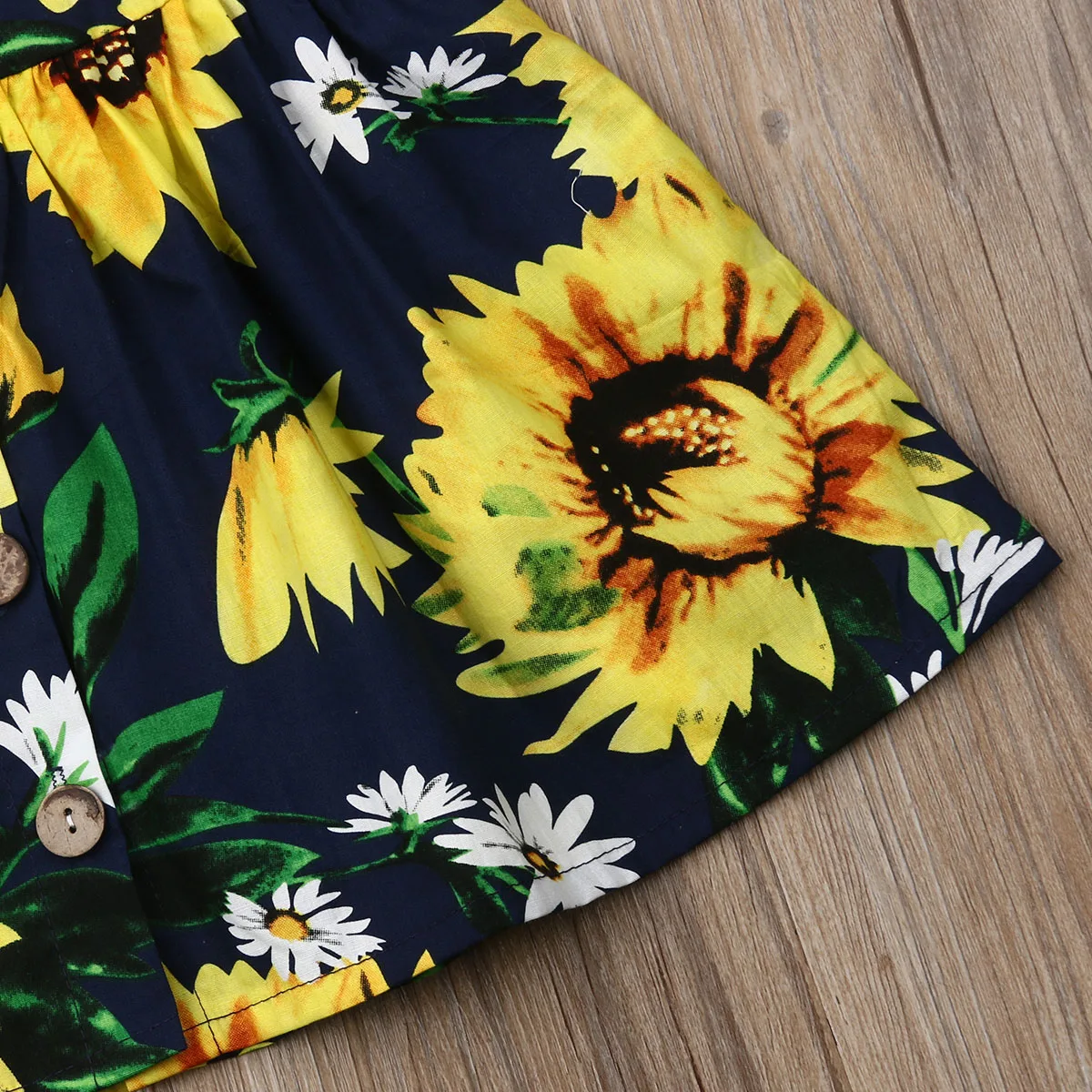 Милый сладкий подсолнечника Платье для маленьких девочек платье принцессы