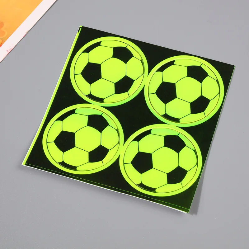 

5PCS Party Decoration Stickers Party Tag Stickers Football Logo Backpack Stickers Safety Protection