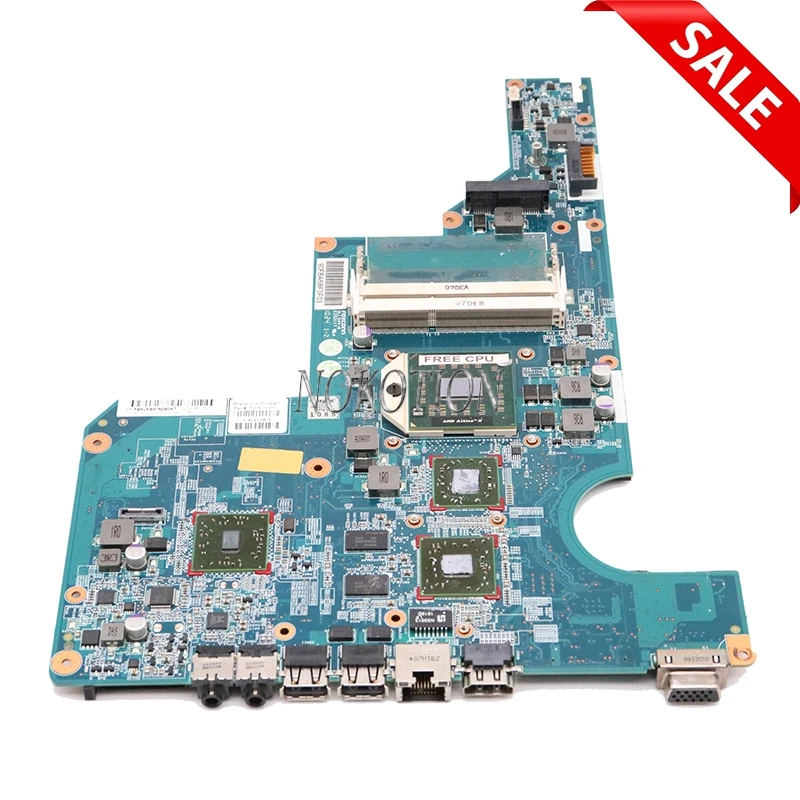 NOKOTION 597673-001 610160-001 610161-001 материнская плата для ноутбука hp CQ62 G62 гнездо S1 DDR3 процессор