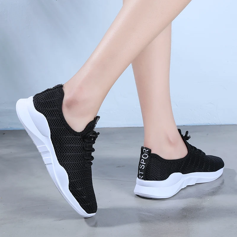 Cheap 2021 Women Tennis Shoes Ultra-Light Outdoor Fitness Sports Female Jogging Sneakers Comfort Trainers Soft Tenis Mujer