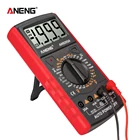 Мультиметр ANENG AN9205A +, мультиметр с ЖК-дисплеем, вольтметр, амперметр, измерение емкости, коэффициент мощности, Многофункциональный измеритель 18x9x3,5 см