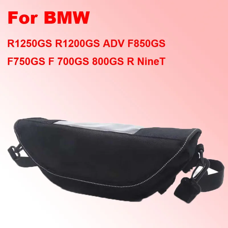 

For BMW R1250GS R1200GS ADV F850GS F750GS F 700GS 800GS R NineT Storage Modern Waterproof Motorcycle Handlebar Travel Bag