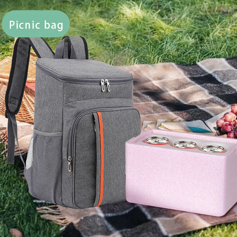 18l large capacity cool warm insulated bag cooler bags backpack picnic thermal food delivery ice bag food beverage storage bags free global shipping