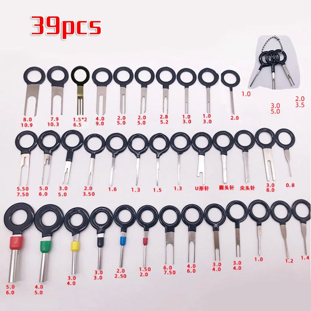 

39pcs Wire Terminal Removal Electrical Wiring Crimp Connector Practical