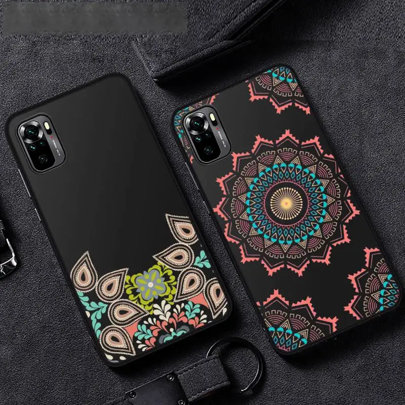 

Mandala Lace Flower Phone Case For Huawei P40 P20 P30 Mate 40 20 10 Lite Pro Nova 5t P Smart 2019