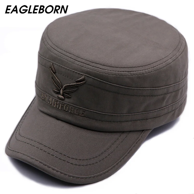 EAGLEBORN 2021 хлопок вышитый Орлан Кепка с плоским верхом для женщин мужчин Снэпбэк s