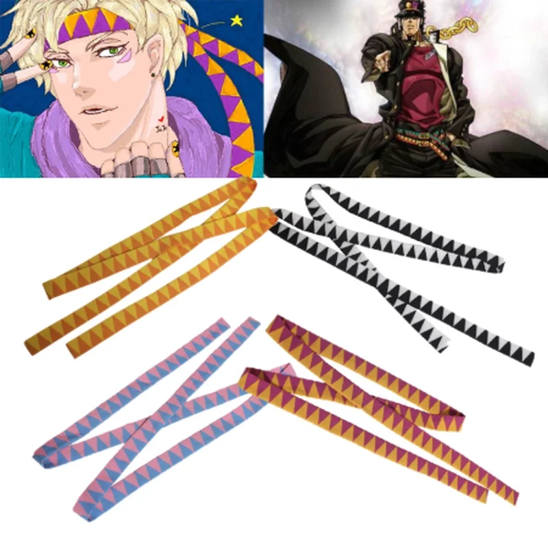 

Anime Caesar Anthonio Zeppeli Cosplay Headband Kujo Jotaro Belt Prop JoJo's Bizarre Adventure Head Rope Headdress Gift