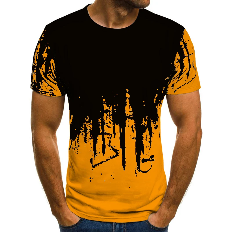 Мужская одежда 3d Футболка с принтом новый дизайн футболка высокого качества