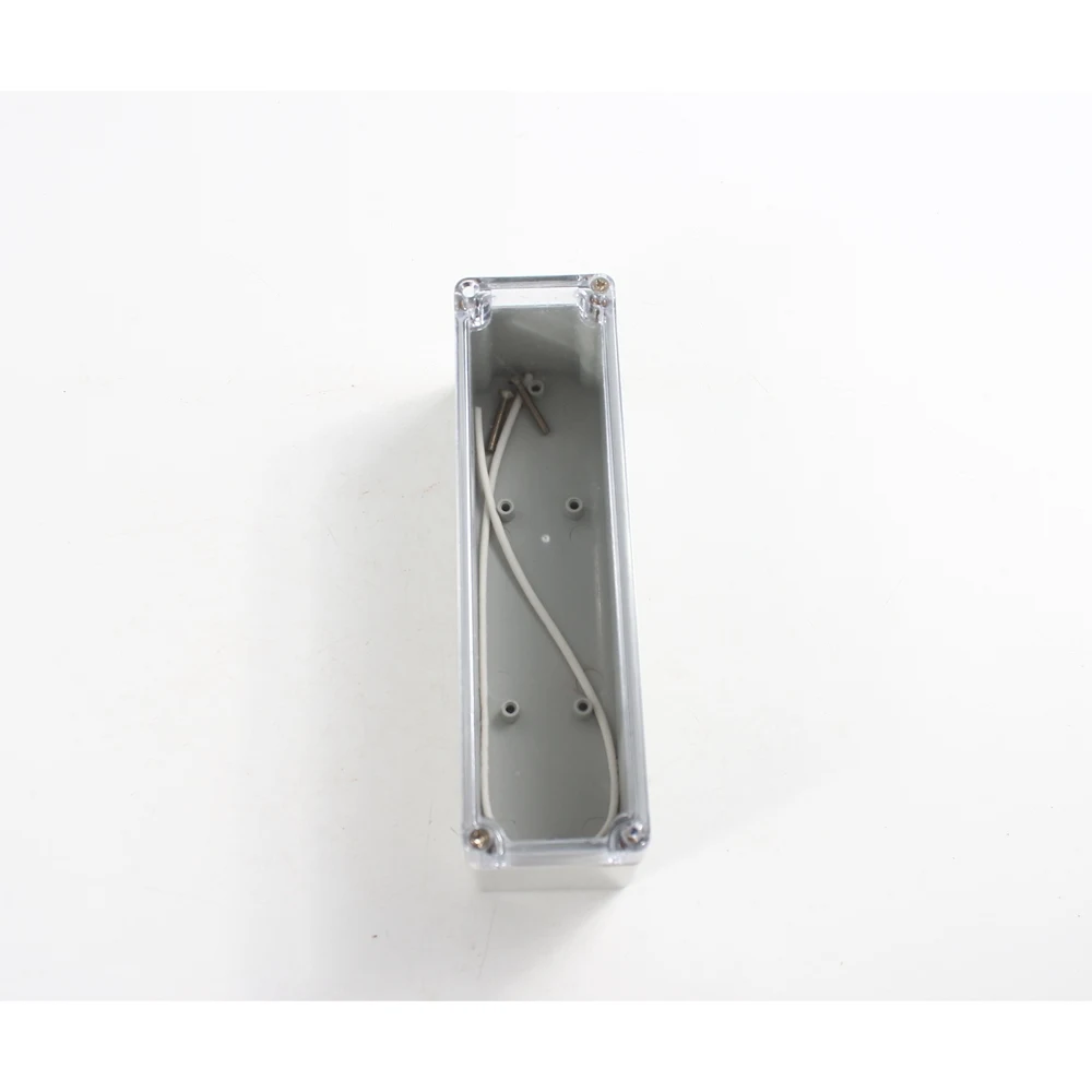 Прозрачный водонепроницаемый пластиковый распределительный ящик 160x45x55 мм чехол