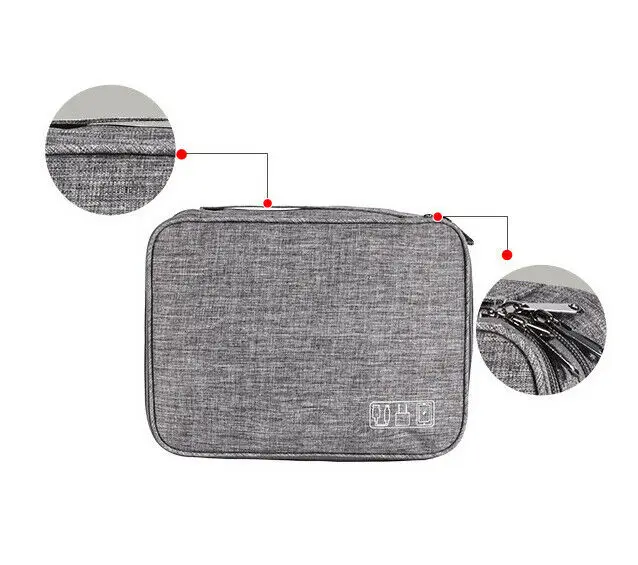 Водонепроницаемый дорожная сумка для хранения электроники USB Зарядное