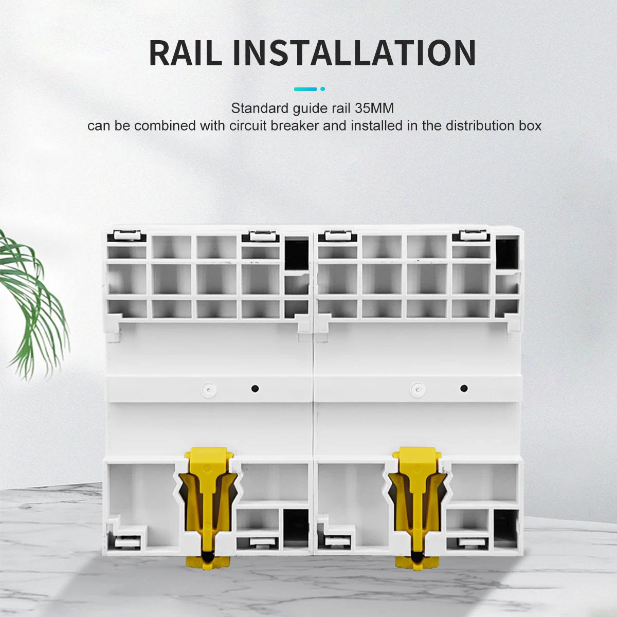 Фото TOCT1-100 4P 100A 4NO 400V 50/60HZ Din rail бытовой модульный контактор переменного тока 4NO или 2NO 2NC 230V coli №5