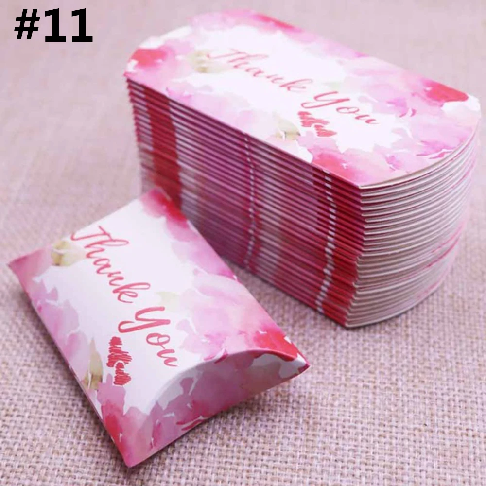 10 шт./упак. 8x5 5x2 см мини коробки для конфет крафт бумажные пакеты коробка в форме