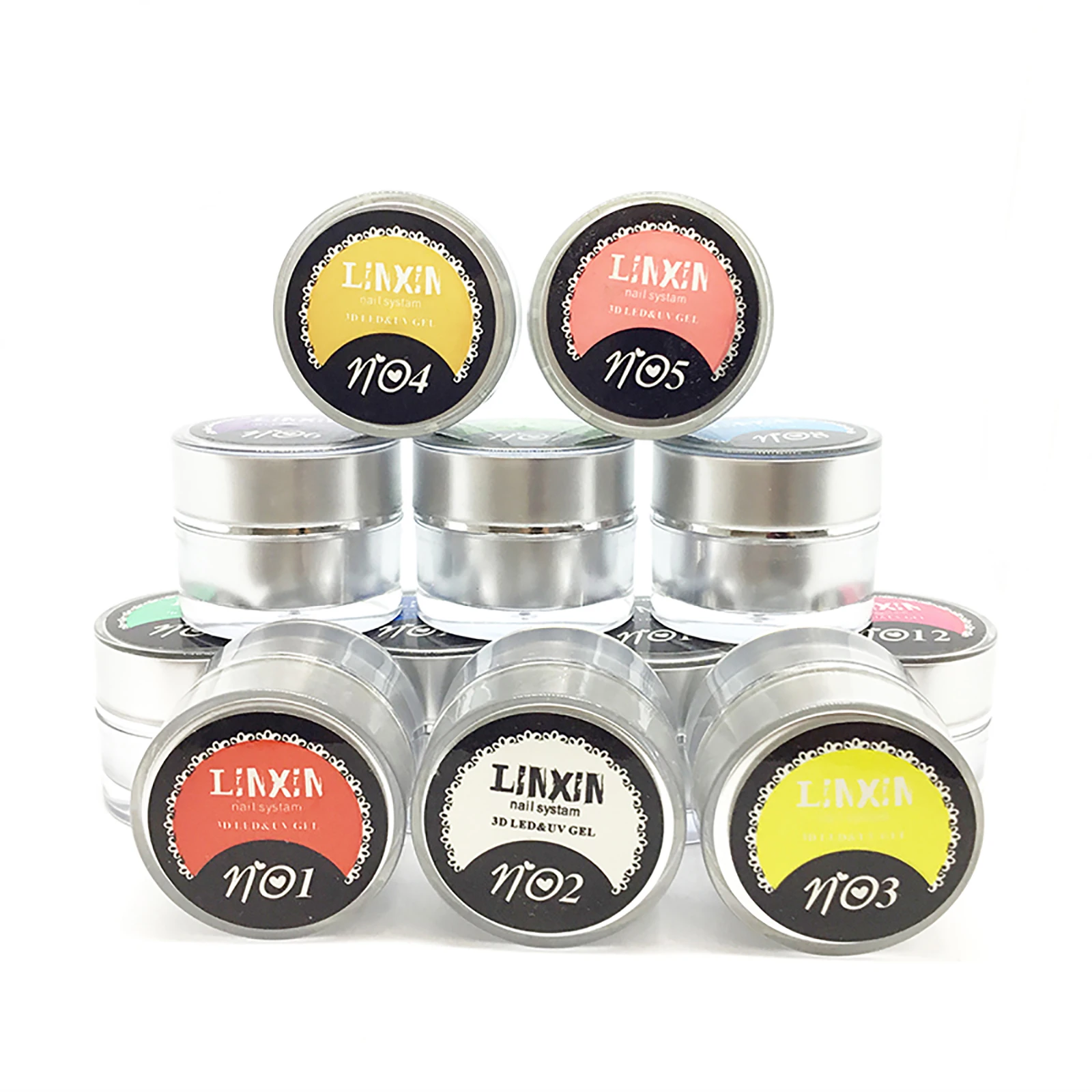 

12Pcs/Lot 4D Sculpture Gel Set Craved Pattern UV Gel Nail Varnish Semi Permanent Painting Gel Modelling UV Hybrid Gel