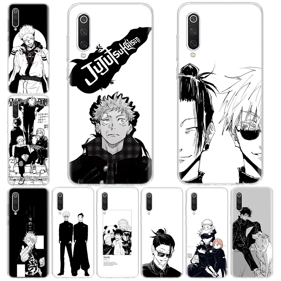 

Anime Jujutsu Kaisen Phone Case For Xiaomi Redmi Note 11S 11T 11E Pro 11 10S 10 9S 9T 9 8T 8 7 6 5 Pro 4 4X Coque Soft Fundas Pa