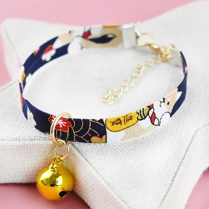 

High Quality Cat Collar Personalized Breakaway with Bell Pet Necklace for Small Dog Chihuahua Puppy Collar Pet Products