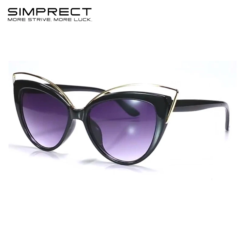 SIMPRECT, кошачий глаз, солнцезащитные очки для женщин,, Ретро стиль, солнцезащитные очки, Ретро стиль, оттенки для женщин, солнцезащитные очки, Роскошные, фирменный дизайн, Zonnebril Dames