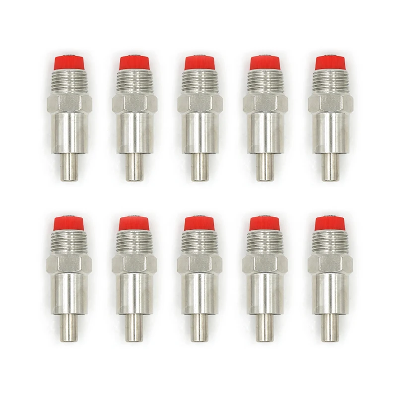

10PCS Stainless Steel Pig Thicken Nipple Drinker Round Head Pig Drinker Portable Drinking Fountain Farm Livestock Supplies