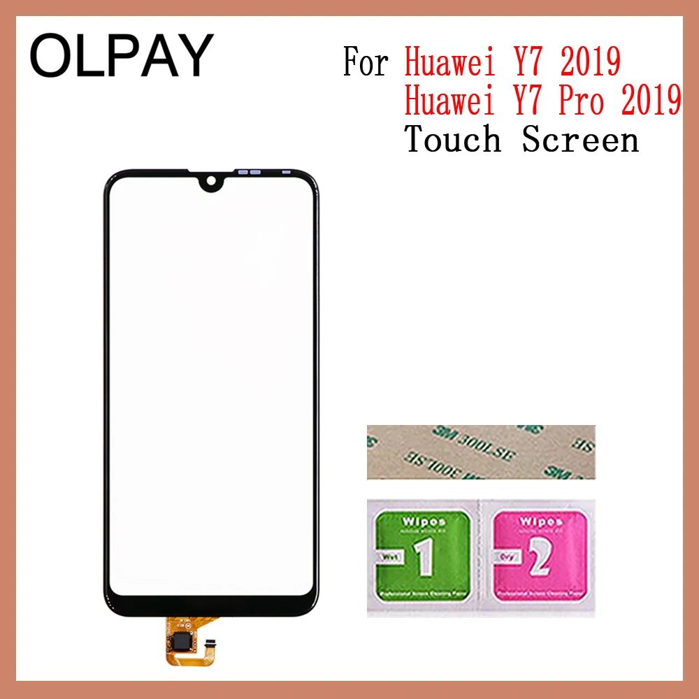 OLPAY 6,26 дюймов для Huawei Y7 Pro сенсорный экран дигитайзер для Huawei Y7 Сенсорная панель Сенсорный экран сенсор переднее стекло