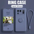 Чехол с магнитным кольцом-держателем для Xiaomi Mi 11 10 T Lite 8 9 SE 10 Redmi Note 7 9 Pro 9 S 8A K30, мягкий силиконовый чехол с ремешком