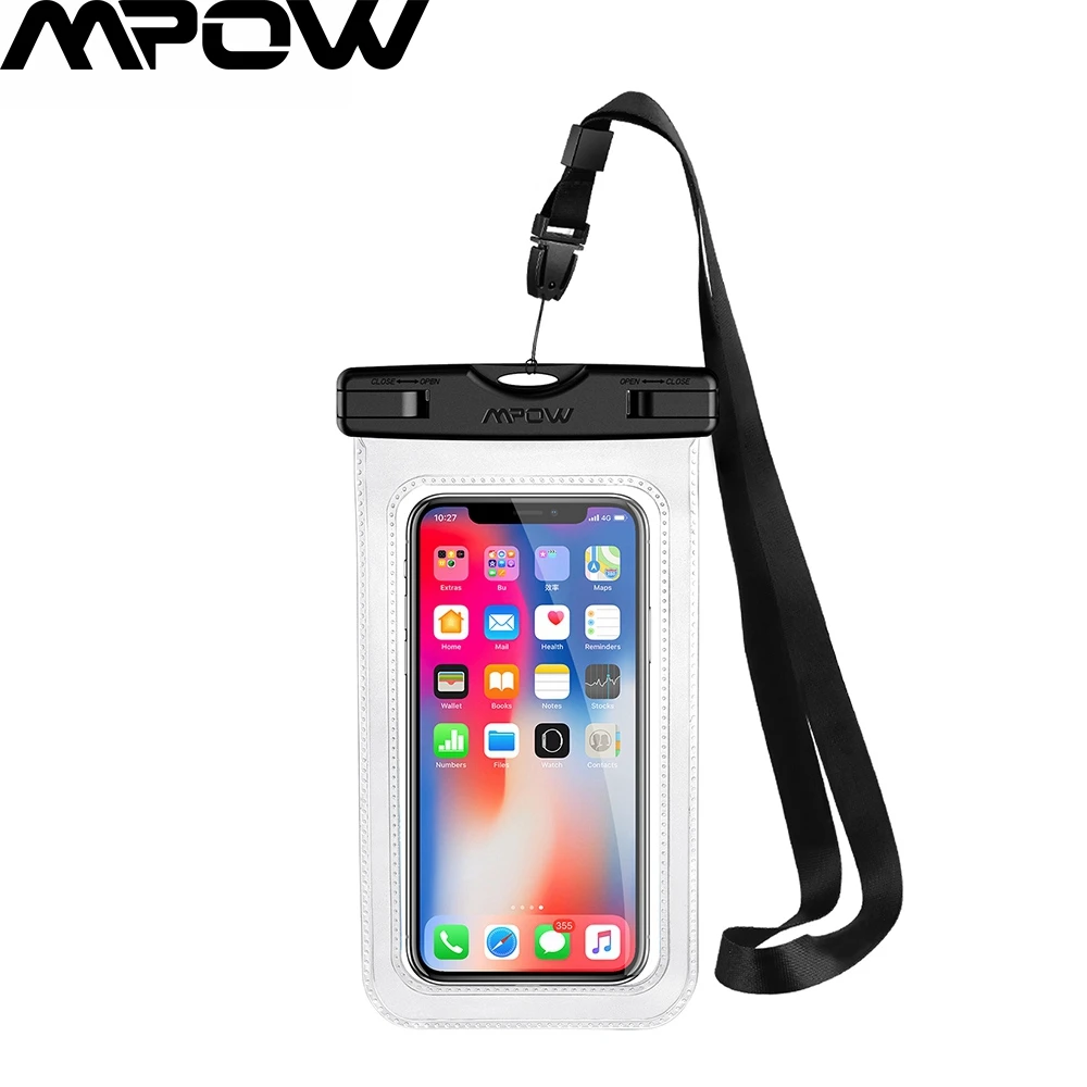 1 шт. Mpow iPX8 водонепроницаемый чехол для мобильного телефона сухая сумка