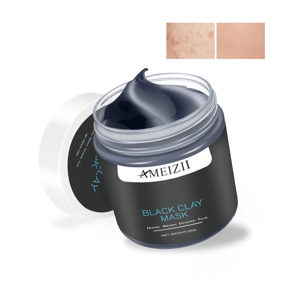 

AMEIZII натуральная глиняная маска для глубокой очистки против акне, удаление морщин, черные пятна, отбеливающая маска для лица, косметика для ...