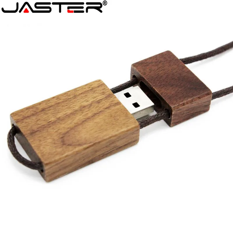 Деревянный USB флеш-накопитель JASTER красный деревянный Флешка 4 ГБ 16 32 64 Гб 128 г