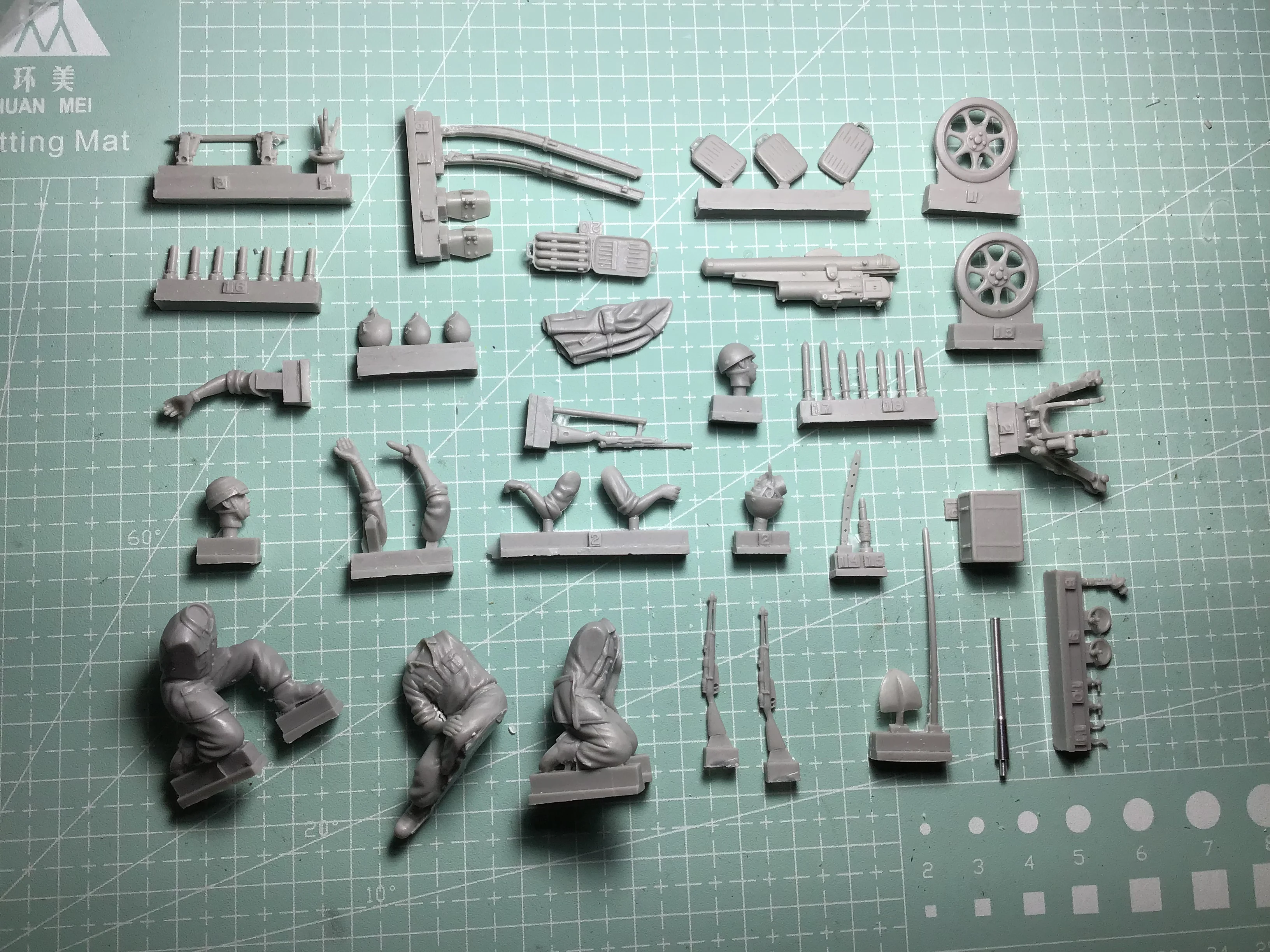 Фигурка GK модель из смолы 1/35 в разобранном и неокрашенном виде | Наборы для сборки