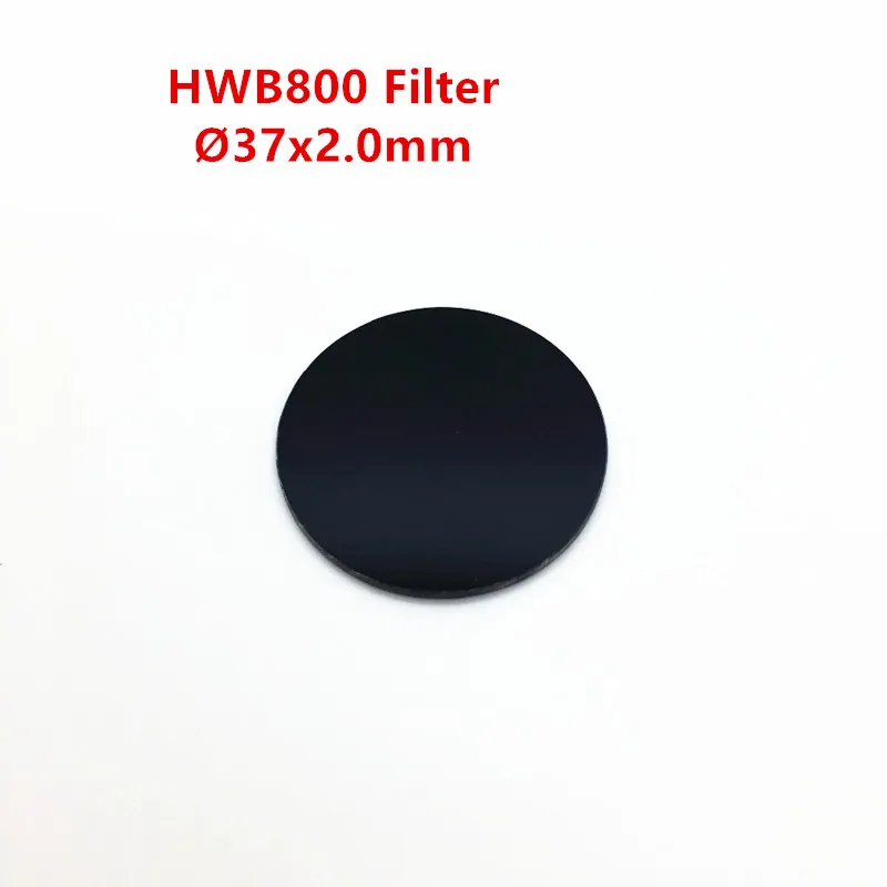 HWB800 37*2 0 мм RG800 800 нм ИК инфракрасный проходной фильтр черный стеклянный Видимый