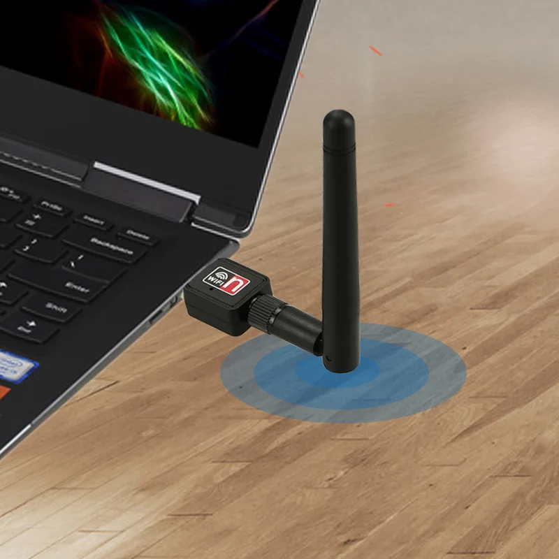 usb wifi adapter ethernet lan wireless 802.11n 300 laptop desktop dongle card antena adaptador 2.4g wi fi receiver wi-fi mini |